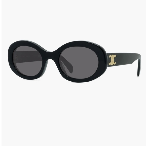 Celine Triomphe 52mm Oval Sunglasses - Picture 1 of 3